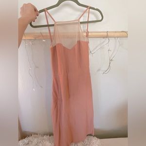 Reformation dusky pink dress XS